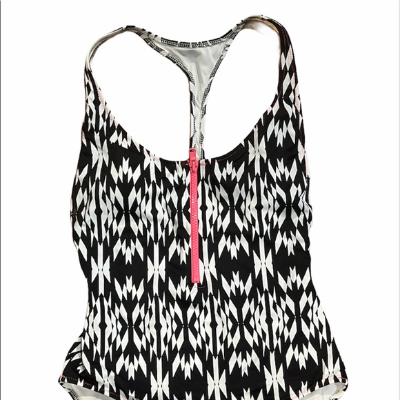 Victoria’s Secret One Piece Neon Zipper - Picture 2 of 4